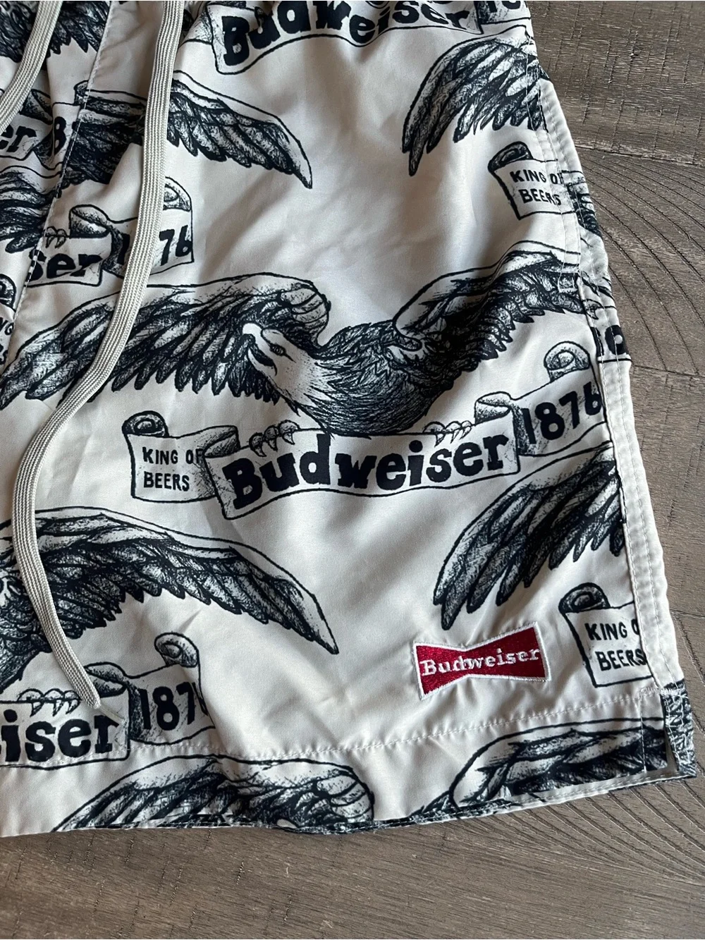 PacSun Budweiser Swim Trunks Men’s Size Medium Summer Vacation Party